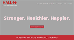 Desktop Screenshot of personaltraineroxford.com