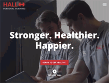 Tablet Screenshot of personaltraineroxford.com